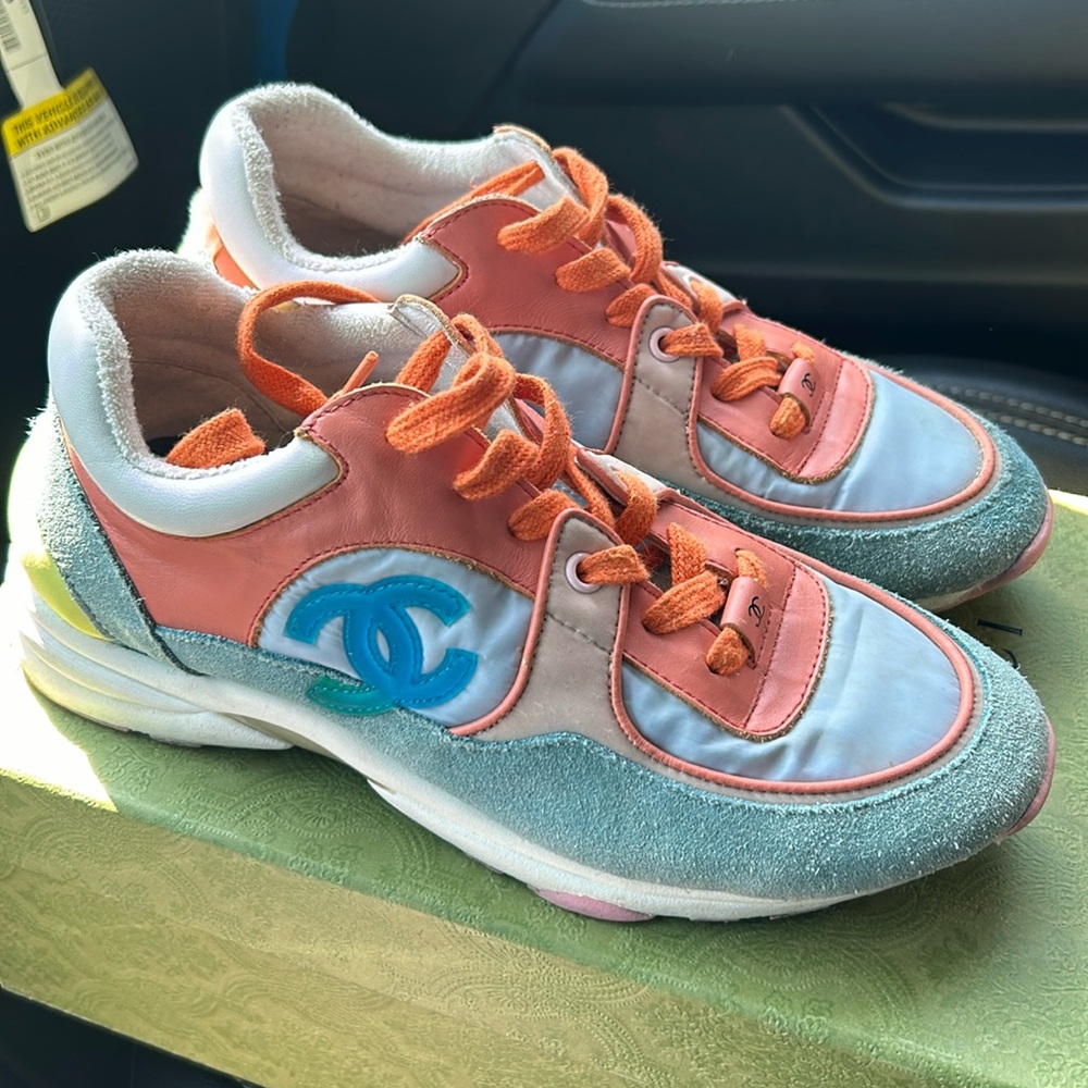Authentic Chanel gym shoe as is